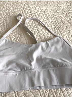 lululemon athletica white sports bra